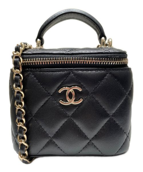CHANEL（シャネル）CHANEL (シャネル) バニティポーチ ブラック サイズ:-の古着・服飾アイテム
