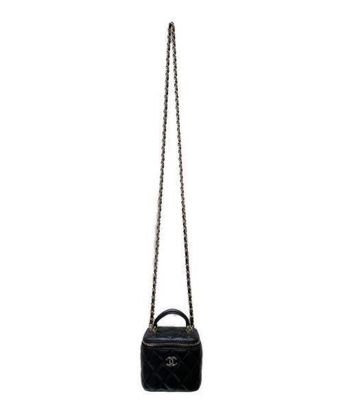 CHANEL（シャネル）CHANEL (シャネル) バニティポーチ ブラック サイズ:-の古着・服飾アイテム