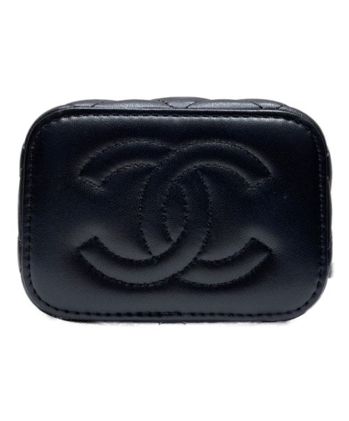 CHANEL（シャネル）CHANEL (シャネル) バニティポーチ ブラック サイズ:-の古着・服飾アイテム