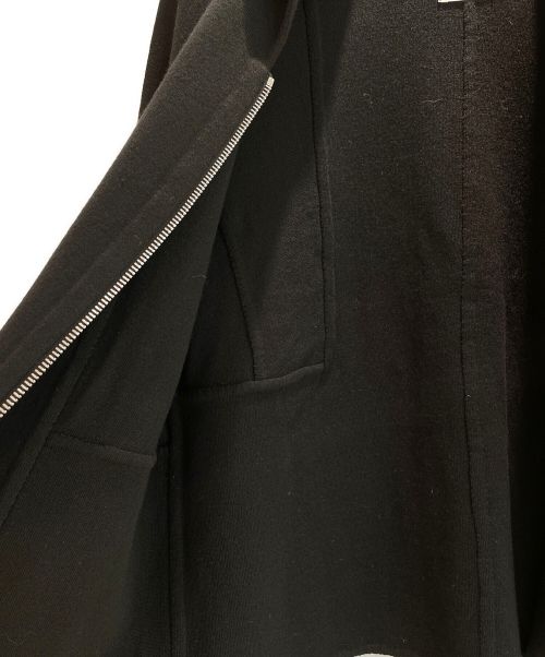 HERMES（エルメス）HERMES (エルメス) ニットブルゾン ブラック サイズ:34の古着・服飾アイテム