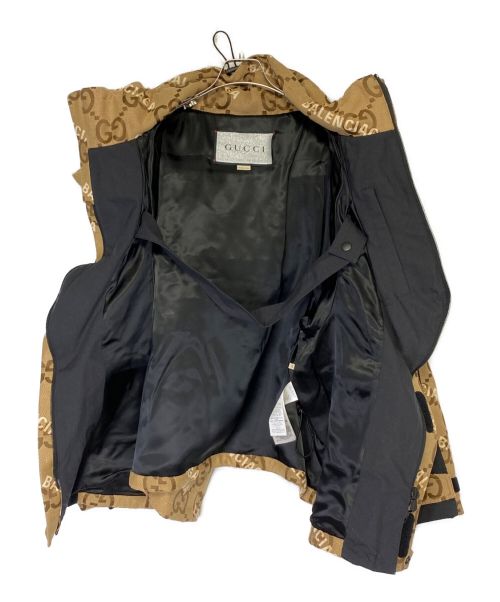 GUCCI（グッチ）GUCCI (グッチ) ジャンボGGジャケット ブラウン サイズ:48の古着・服飾アイテム