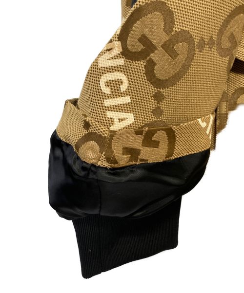 GUCCI（グッチ）GUCCI (グッチ) ジャンボGGジャケット ブラウン サイズ:48の古着・服飾アイテム