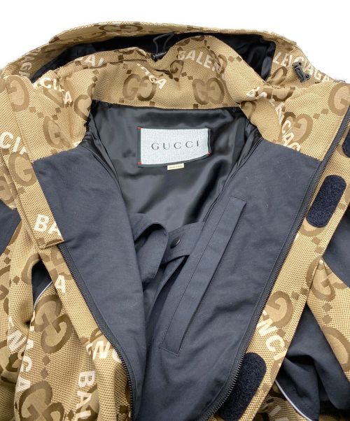 GUCCI（グッチ）GUCCI (グッチ) ジャンボGGジャケット ブラウン サイズ:48の古着・服飾アイテム