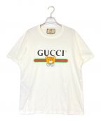 GUCCI×EXO KAIグッチ×エクソ カイ）の古着「ベアプリントTシャツ」｜ホワイト