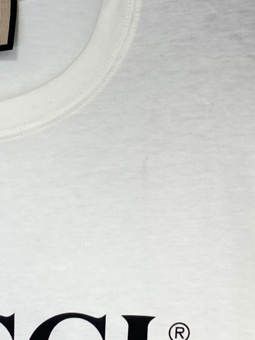 GUCCI（グッチ）GUCCI (グッチ) EXO KAI (エクソ カイ) ベアプリントTシャツ ホワイト サイズ:Mの古着・服飾アイテム