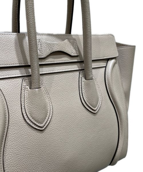 CELINE（セリーヌ）CELINE (セリーヌ) ラゲージ マイクロショッパー トートバッグ ベージュ サイズ:マイクロの古着・服飾アイテム