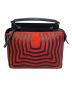 FENDI (フェンディ) スモールドットコムクリックチューレ 2wayショルダーバッグ ネイビー×レッド：79800円