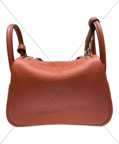 HERMES（エルメス）HERMES (エルメス) ミニ リンディ マキシカドリーユ 20/シルバー金具/トリヨンクレマンス/キュイーブル/U刻印 キュイーブル サイズ:20の古着・服飾アイテム
