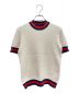 GUCCI（グッチ）の古着「シェリーライン半袖ニット」｜ホワイト