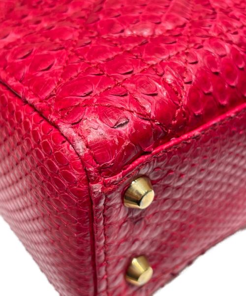 Christian Dior（クリスチャン ディオール）Christian Dior (クリスチャン ディオール) レディディオールミニ レッド サイズ:ミニの古着・服飾アイテム