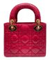 Christian Dior (クリスチャン ディオール) レディディオールミニ レッド サイズ:ミニ：298000円