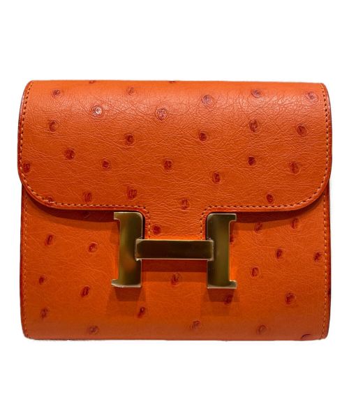 HERMES（エルメス）HERMES (エルメス) コンスタンスコンパクトウォレット オレンジ サイズ:- 未使用品の古着・服飾アイテム
