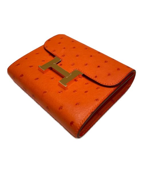 HERMES（エルメス）HERMES (エルメス) コンスタンスコンパクトウォレット オレンジ サイズ:- 未使用品の古着・服飾アイテム
