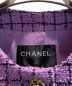 中古・古着 CHANEL (シャネル) ココマークツイードセットアップ パープル サイズ:36：498000円