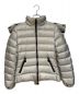 MONCLER（モンクレール）の古着「ジップアップダウンジャケット」｜シルバー