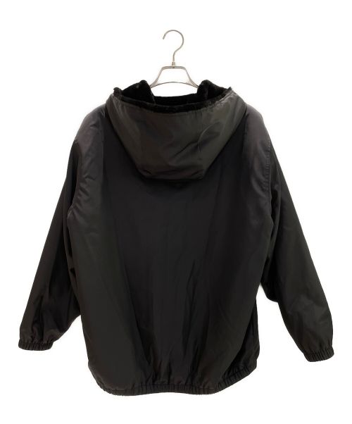 PRADA（プラダ）PRADA (プラダ) ファーナイロンコーチジャケット ブラック サイズ:38の古着・服飾アイテム