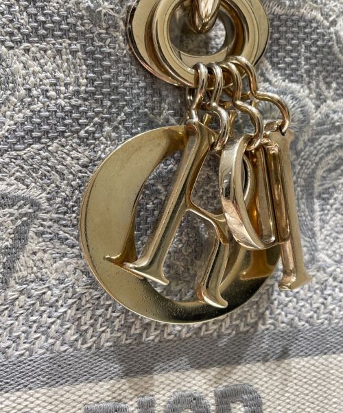 Christian Dior（クリスチャン ディオール）Christian Dior (クリスチャン ディオール) LADY D-LITE ミディアム グレー サイズ:ミディアムの古着・服飾アイテム