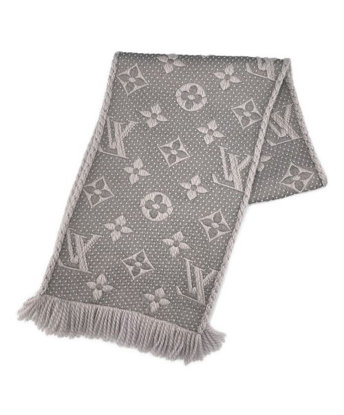 LOUIS VUITTON（ルイ ヴィトン）LOUIS VUITTON (ルイ ヴィトン) エシャルプ・ロゴマニア シルバーの古着・服飾アイテム