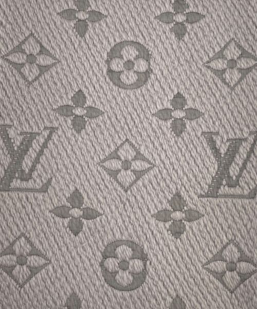 LOUIS VUITTON（ルイ ヴィトン）LOUIS VUITTON (ルイ ヴィトン) エシャルプ・ロゴマニア シルバーの古着・服飾アイテム