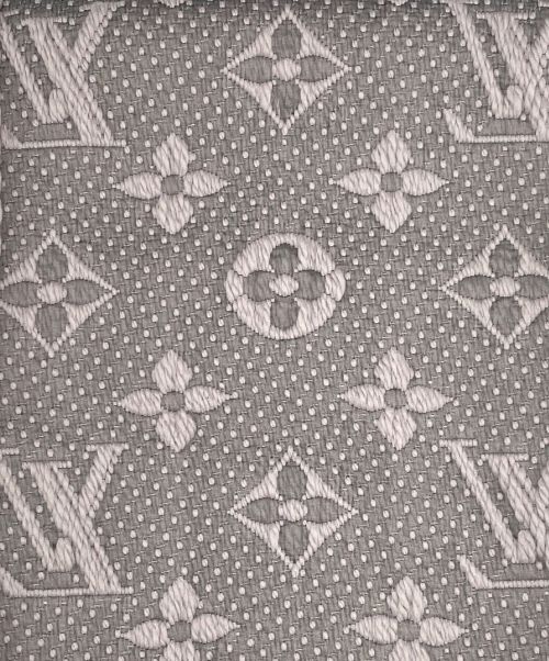 LOUIS VUITTON（ルイ ヴィトン）LOUIS VUITTON (ルイ ヴィトン) エシャルプ・ロゴマニア シルバーの古着・服飾アイテム