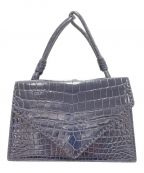 BOTTEGA VENETAボッテガベネタ）の古着「ピアノバッグ」｜ネイビー
