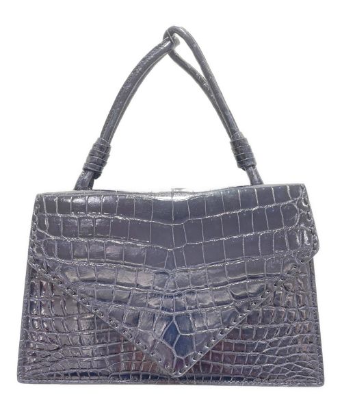 BOTTEGA VENETA（ボッテガベネタ）BOTTEGA VENETA (ボッテガベネタ) ピアノバッグ ネイビーの古着・服飾アイテム