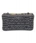 CHANEL (シャネル) ココマークラインストーンツイードショルダーバッグ ブラック サイズ:25：458000円