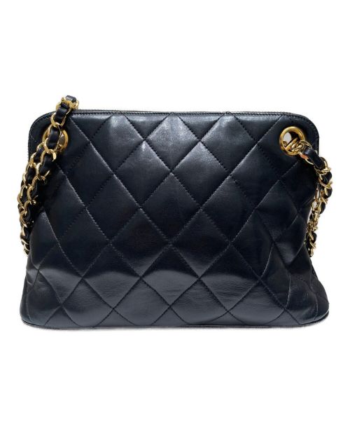 CHANEL（シャネル）CHANEL (シャネル) マトラッセチェーンショルダーバッグ ブラック サイズ:-の古着・服飾アイテム