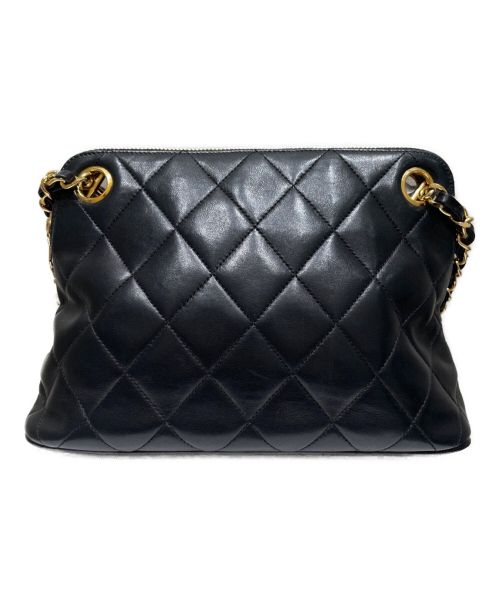 CHANEL（シャネル）CHANEL (シャネル) マトラッセチェーンショルダーバッグ ブラック サイズ:-の古着・服飾アイテム