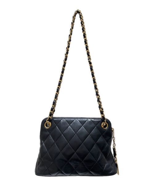 CHANEL（シャネル）CHANEL (シャネル) マトラッセチェーンショルダーバッグ ブラック サイズ:-の古着・服飾アイテム