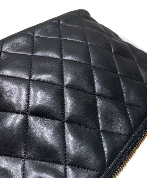 CHANEL（シャネル）CHANEL (シャネル) マトラッセチェーンショルダーバッグ ブラック サイズ:-の古着・服飾アイテム