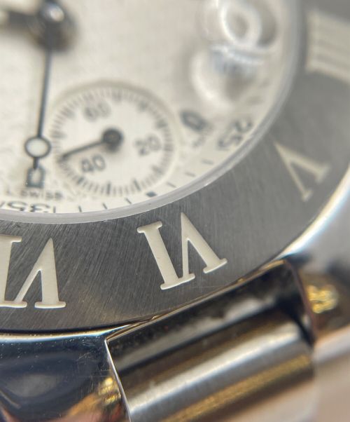 Cartier（カルティエ）Cartier (カルティエ) マスト21 クロノスカフ ホワイト サイズ:36mmの古着・服飾アイテム