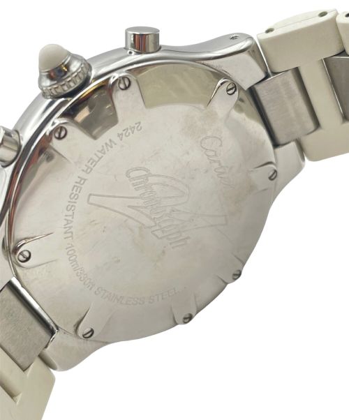 Cartier（カルティエ）Cartier (カルティエ) マスト21 クロノスカフ ホワイト サイズ:36mmの古着・服飾アイテム