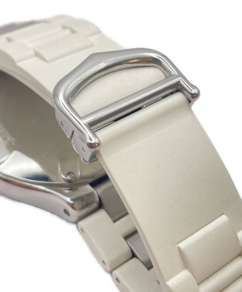 Cartier（カルティエ）Cartier (カルティエ) マスト21 クロノスカフ ホワイト サイズ:36mmの古着・服飾アイテム