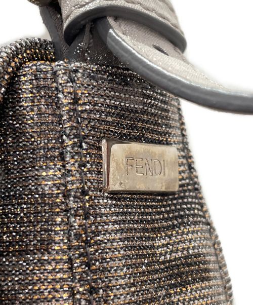 FENDI（フェンディ）FENDI (フェンディ) マンマバケット ゴールド×シルバーの古着・服飾アイテム