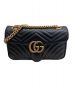 GUCCI（グッチ）の古着「GGマーモントキルティング ショルダーバッグ」｜ブラック