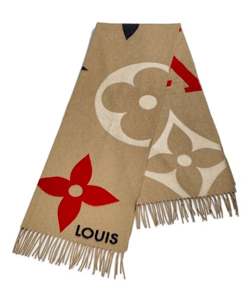 LOUIS VUITTON（ルイ ヴィトン）LOUIS VUITTON (ルイ ヴィトン) エシャルプ ・ジ アルティメット ベージュ サイズ:-の古着・服飾アイテム