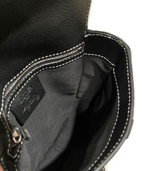 Dior（ディオール）DIOR×Shawn Stussy (ディオール × ショーン・ステューシー) BEE サドルミニショルダーバッグ ブラック サイズ:-の古着・服飾アイテム