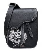 Dior×Shawn Stussyディオール×ショーン・ステューシー）の古着「サドルミニバッグ」｜ブラック