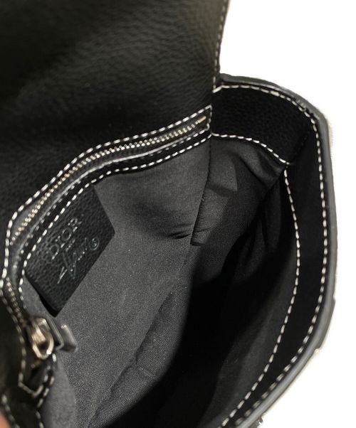Dior（ディオール）DIOR×Shawn Stussy (ディオール × ショーン・ステューシー) サドルミニバッグ ブラック サイズ:-の古着・服飾アイテム