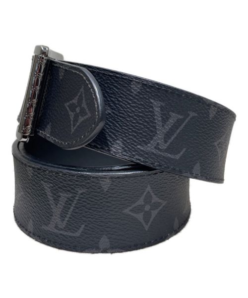 LOUIS VUITTON（ルイ ヴィトン）LOUIS VUITTON (ルイ ヴィトン) ルイヴィトン サンチュール・リヴェルソ グレー サイズ:90cmの古着・服飾アイテム