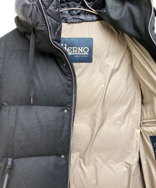 HERNO（ヘルノ）HERNO (ヘルノ) ダウンジャケット ブラック サイズ:56の古着・服飾アイテム