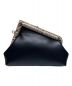 FENDI (フェンディ) ファースト スモール クラッチ ショルダー ブラック×パイソン サイズ:-：298000円