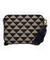 PRADA (プラダ) ブリックエンブロイダリーファブリックショルダーバッグ ベージュ 未使用品：208000円
