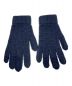 HERMES (エルメス) Hデコンストリュイ手袋 ネイビー サイズ:M：34800円
