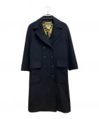 HERMESエルメス）の古着「カシミヤダブルブレストコート」｜ブラック