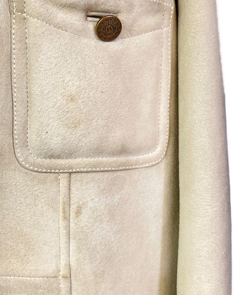 CHANEL（シャネル）CHANEL (シャネル) ムートンコート ベージュ サイズ:40の古着・服飾アイテム