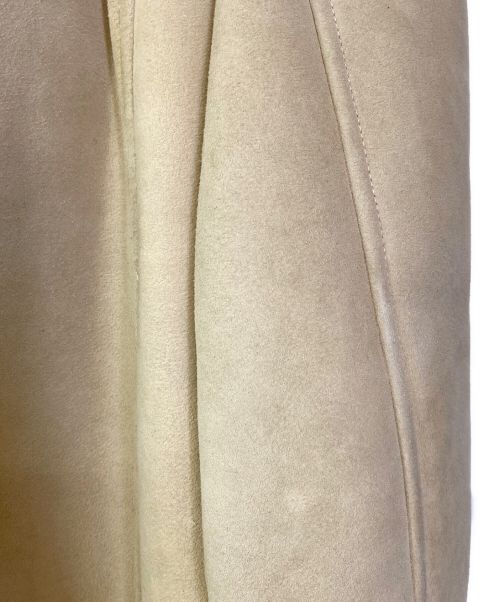 CHANEL（シャネル）CHANEL (シャネル) ムートンコート ベージュ サイズ:40の古着・服飾アイテム