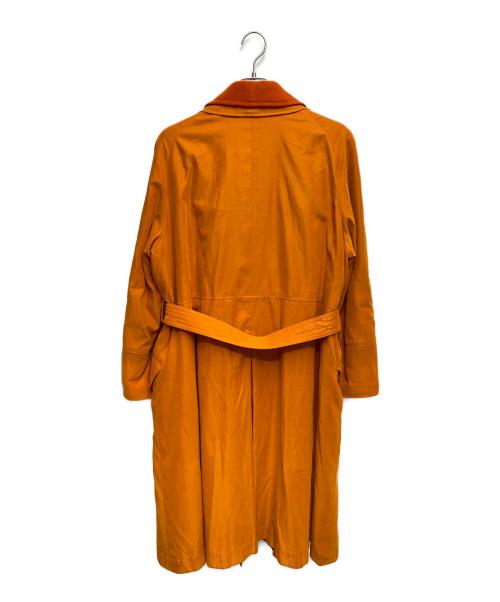 HERMES（エルメス）HERMES (エルメス) ライナー付レイヤードトレンチコート オレンジ サイズ:40の古着・服飾アイテム