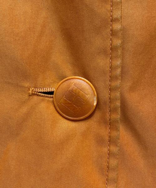 HERMES（エルメス）HERMES (エルメス) ライナー付レイヤードトレンチコート オレンジ サイズ:40の古着・服飾アイテム